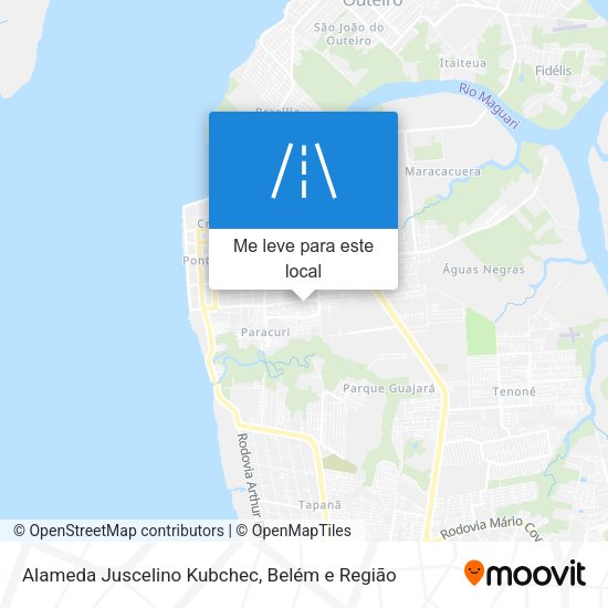 Alameda Juscelino Kubchec mapa