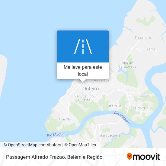 Passagem Alfredo Frazao mapa