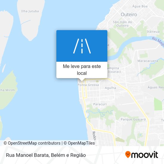 Rua Manoel Barata mapa