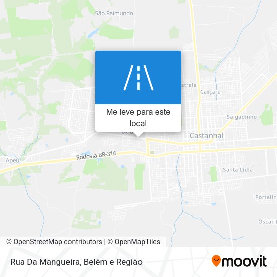 Rua Da Mangueira mapa