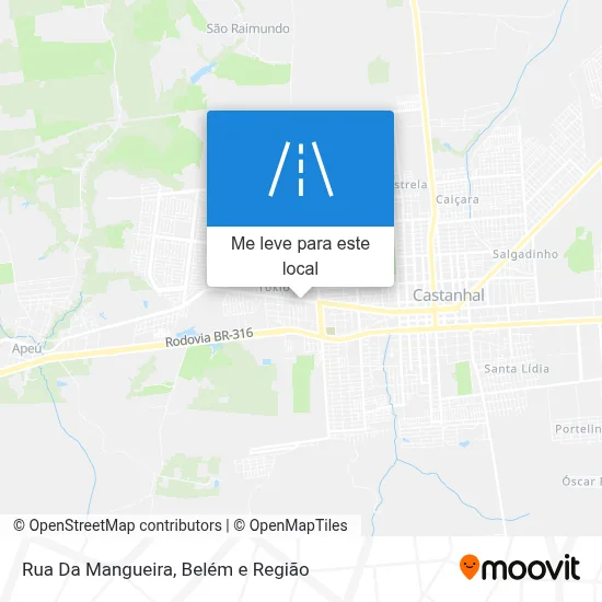Rua Da Mangueira mapa