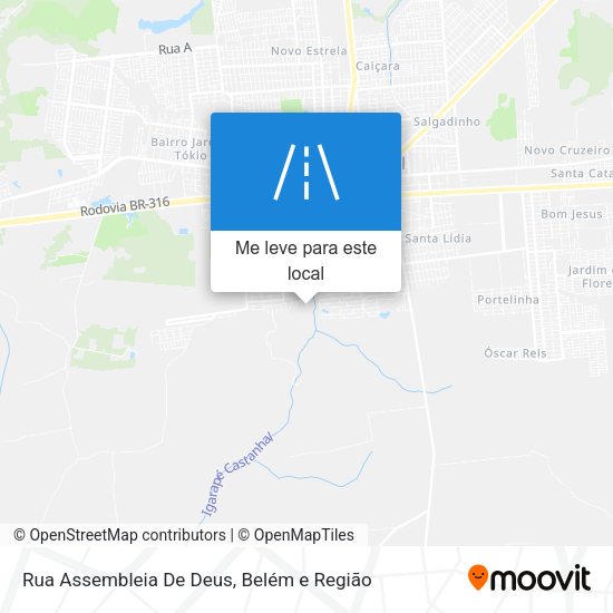 Rua Assembleia De Deus mapa