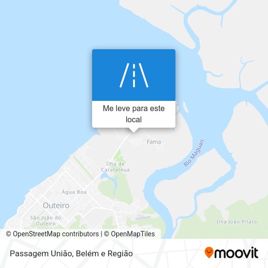 Passagem União mapa