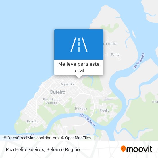 Rua Helio Gueiros mapa