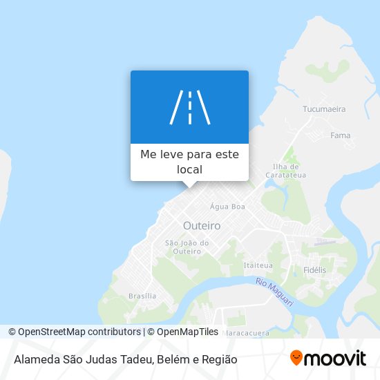 Alameda São Judas Tadeu mapa