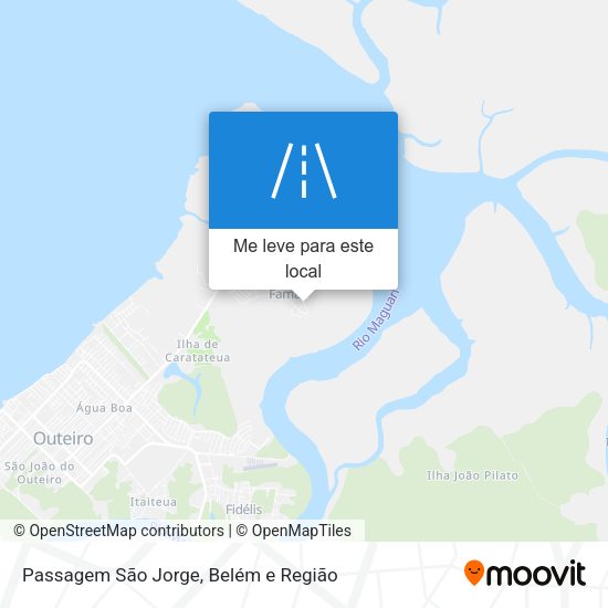 Passagem São Jorge mapa