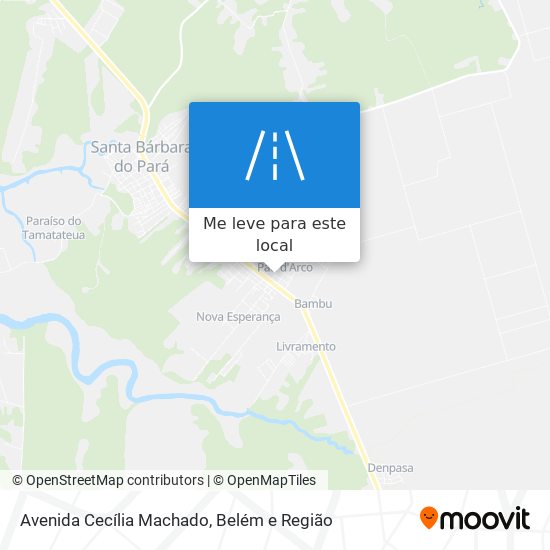 Avenida Cecília Machado mapa