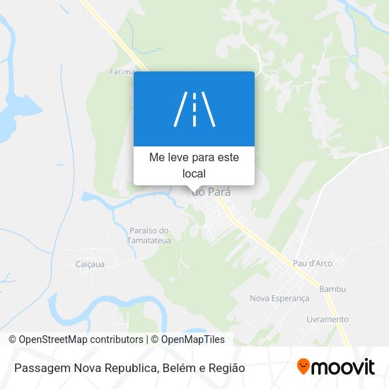 Passagem Nova Republica mapa