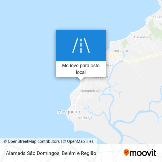 Alameda São Domingos mapa