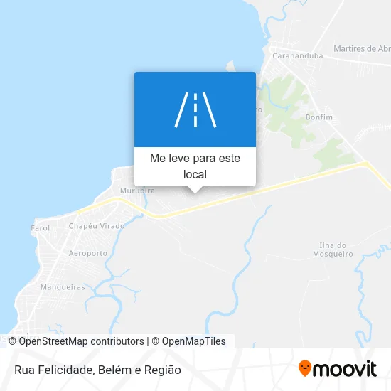 Rua Felicidade mapa
