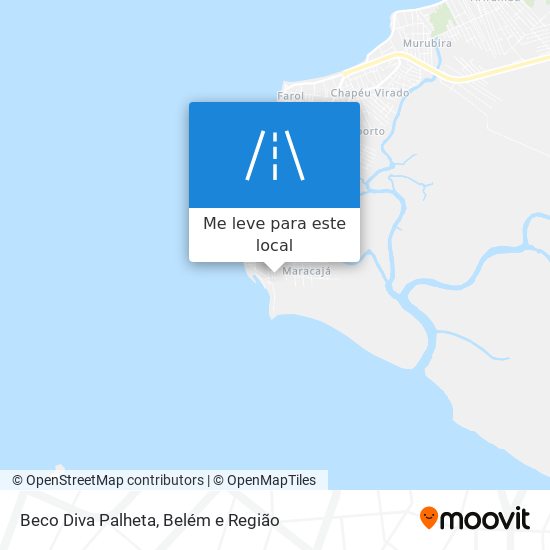 Beco Diva Palheta mapa