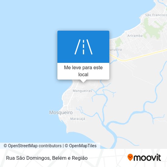 Rua São Domingos mapa