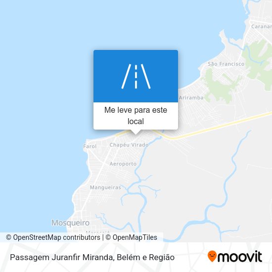 Passagem Juranfir Miranda mapa