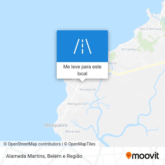 Alameda Martins mapa