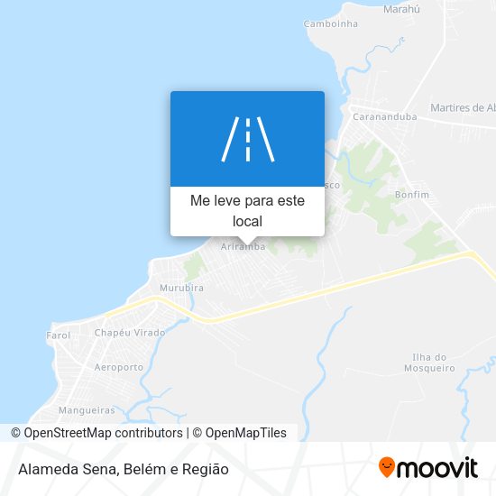 Alameda Sena mapa