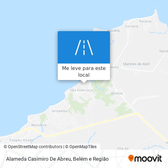 Alameda Casimiro De Abreu mapa