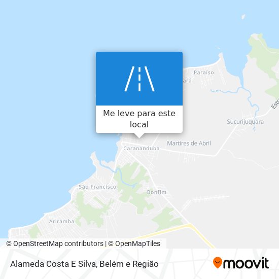 Alameda Costa E Silva mapa