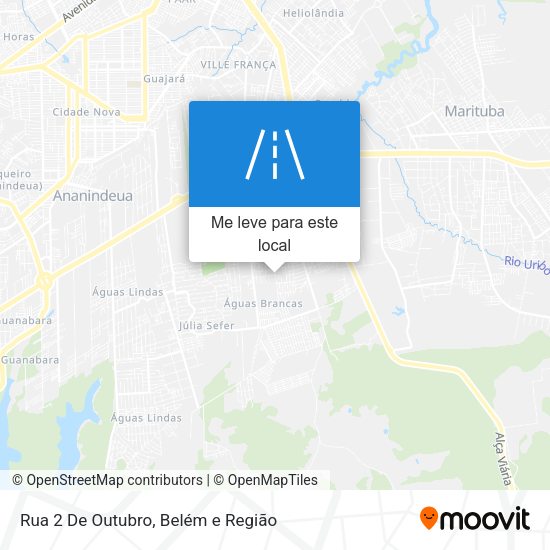 Rua 2 De Outubro mapa
