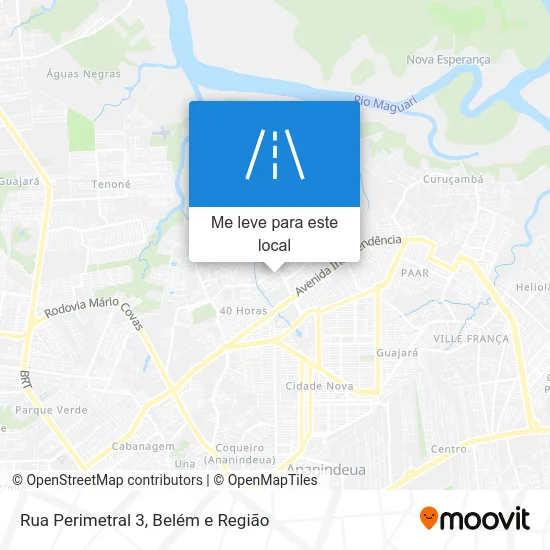 Rua Perimetral 3 mapa