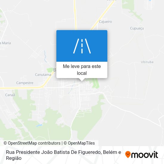 Rua Presidente João Batista De Figueredo mapa