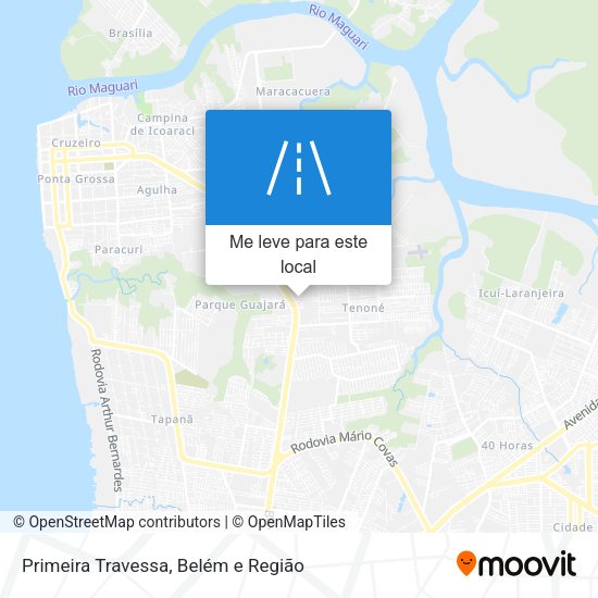 Primeira Travessa mapa