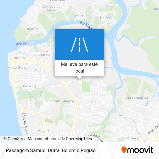 Passagem Samuel Dutra mapa