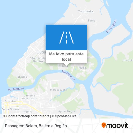 Passagem Belem mapa