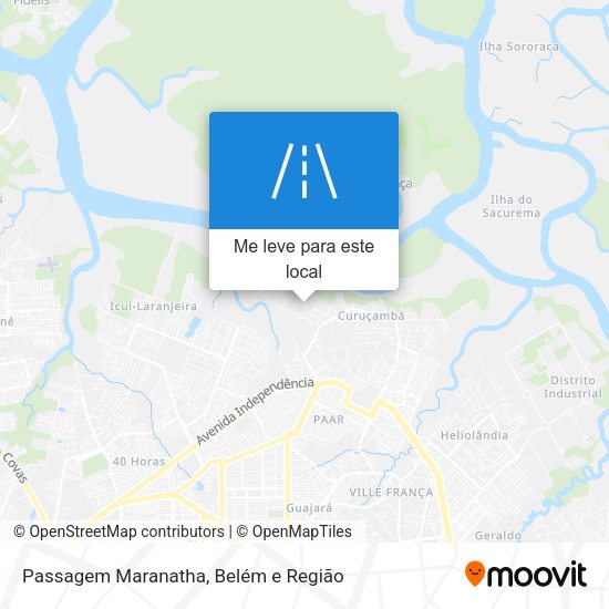 Passagem Maranatha mapa