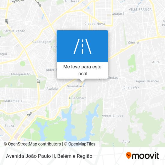 Avenida João Paulo II mapa