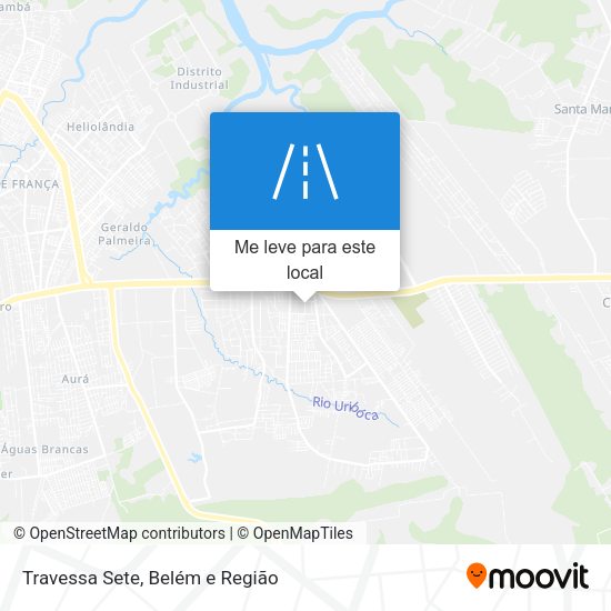 Travessa Sete mapa