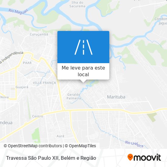 Travessa São Paulo XII mapa