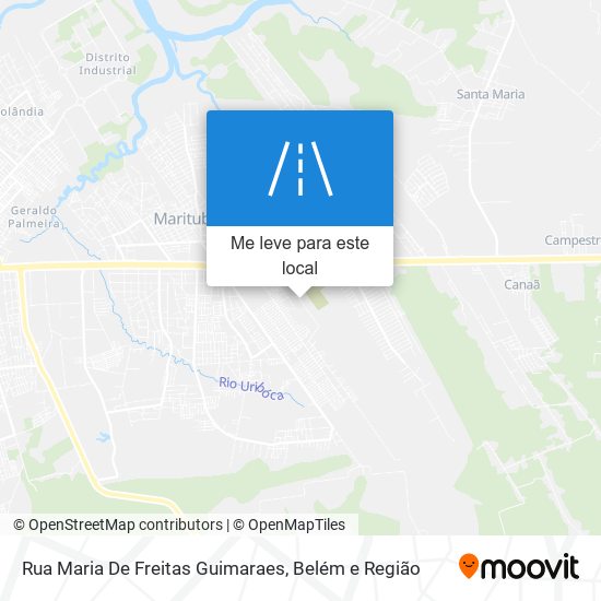 Rua Maria De Freitas Guimaraes mapa