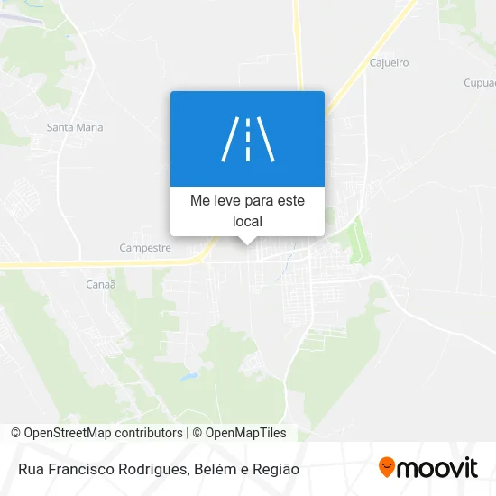 Rua Francisco Rodrigues mapa