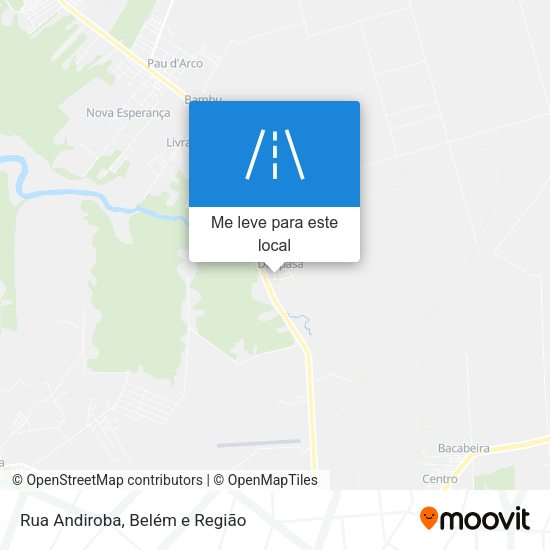 Rua Andiroba mapa