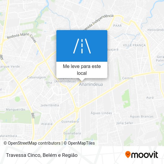 Travessa Cinco mapa