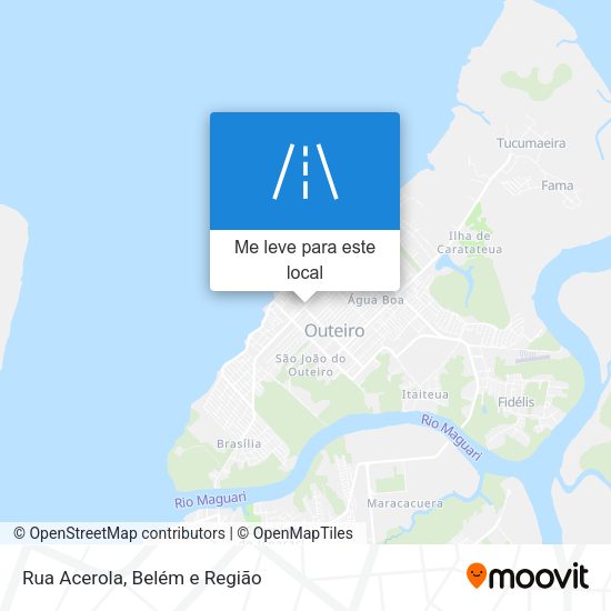 Rua Acerola mapa