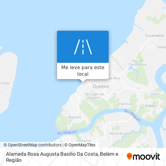 Alameda Rosa Augusta Basilio Da Costa mapa
