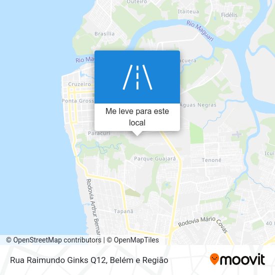 Rua Raimundo Ginks Q12 mapa