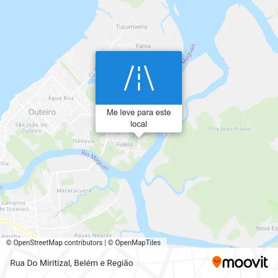 Rua Do Miritizal mapa