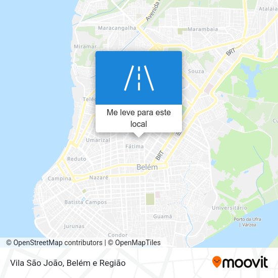 Vila São João mapa