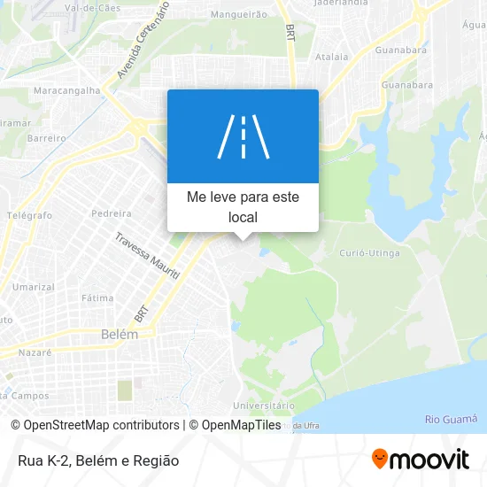 Rua K-2 mapa