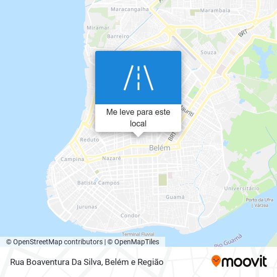 Rua Boaventura Da Silva mapa