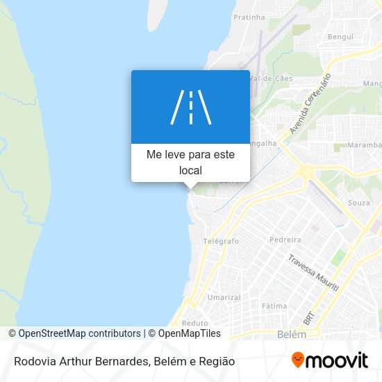 Rodovia Arthur Bernardes mapa
