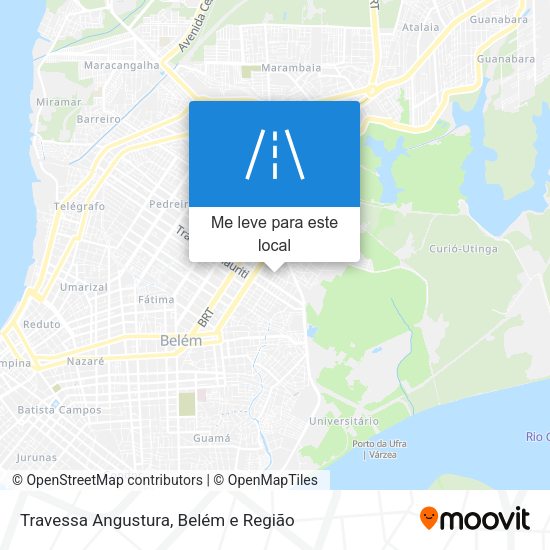 Travessa Angustura mapa