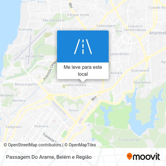Passagem Do Arame mapa