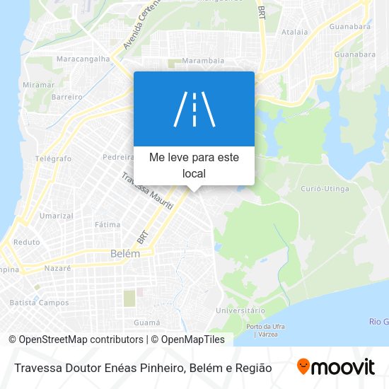 Travessa Doutor Enéas Pinheiro mapa