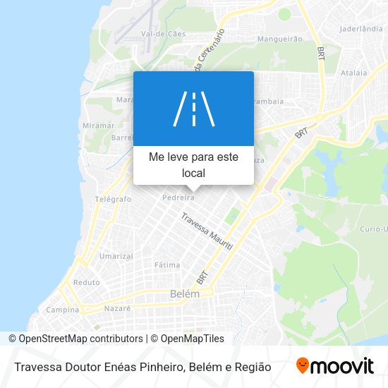 Travessa Doutor Enéas Pinheiro mapa