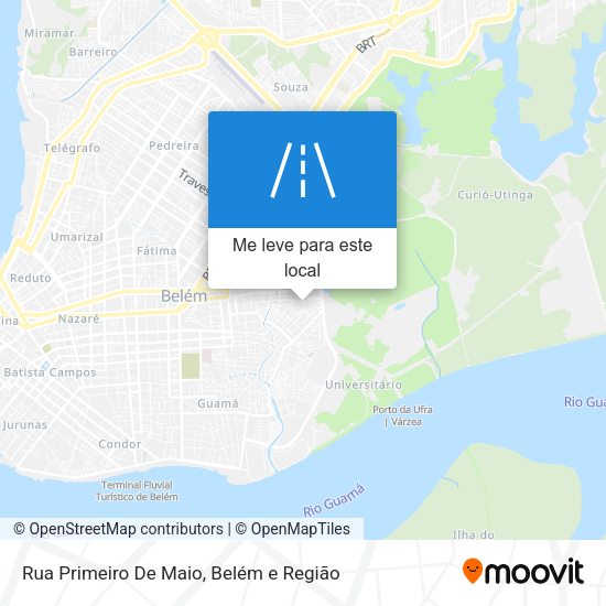 Rua Primeiro De Maio mapa