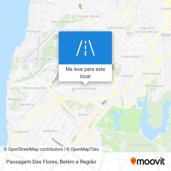 Passagem Das Flores mapa