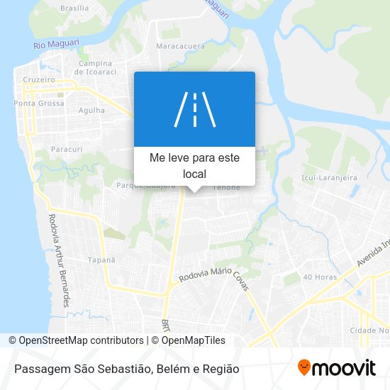 Passagem São Sebastião mapa